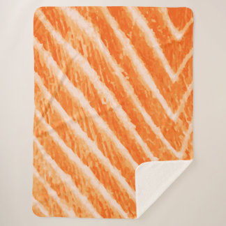 Sherpa Couverture de peluche texture saumon