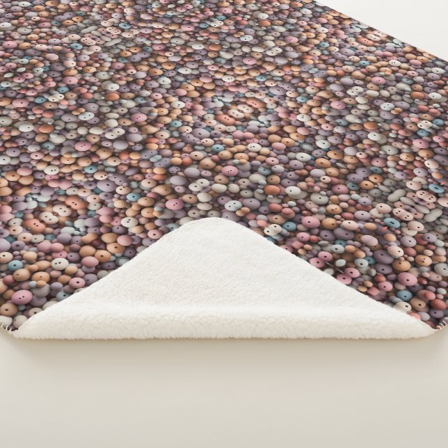 Sherpa Couverture de perles en bois pastel (3/4)