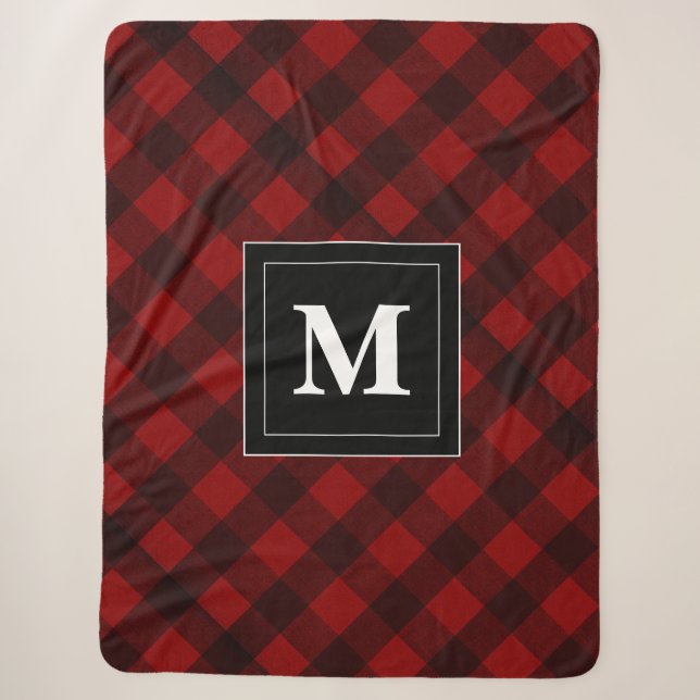 Sherpa Couverture de vacances personnalisée rustique plai (Devant)