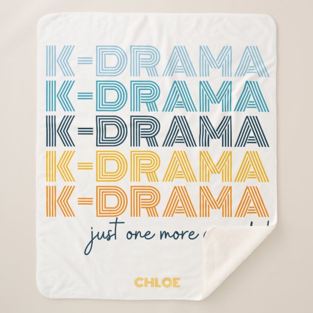 Sherpa Couverture de visionnage de drame coréen moderne S (Devant)