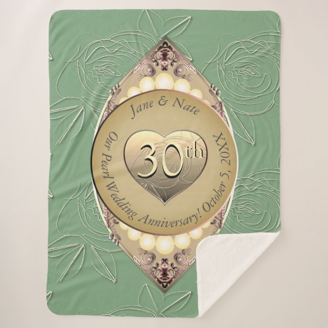 Sherpa Couverture des 30e et 12e Mariages Pearl pour l'an (Devant)