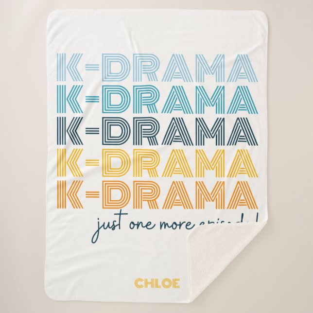 Sherpa Couverture d'observation dramatique coréenne moder (Devant)