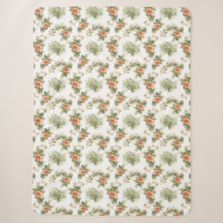 Sherpa Couverture fleurie – Douce fleur d'automne