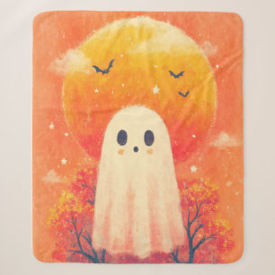 Sherpa Couverture Halloween Mignonne et Douillette