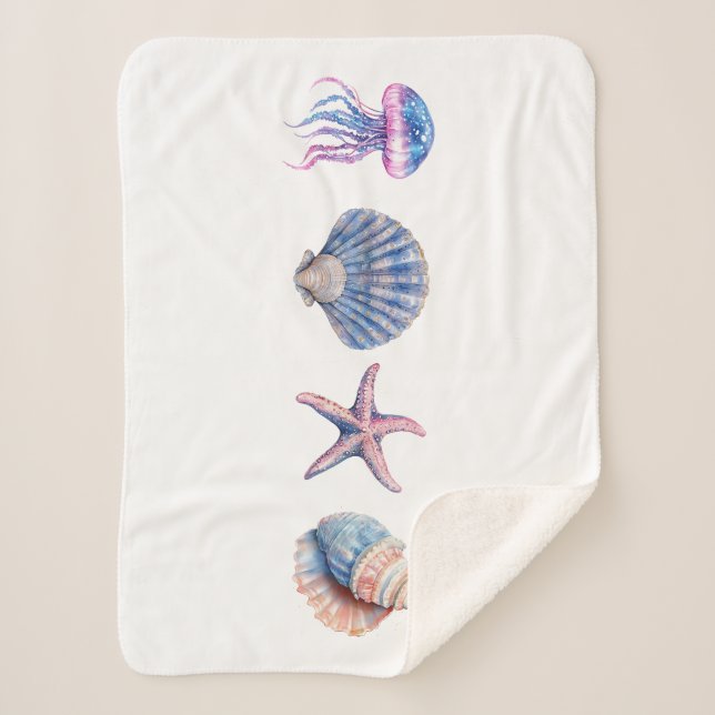 Sherpa couverture "Ocean Dreams" (Devant)