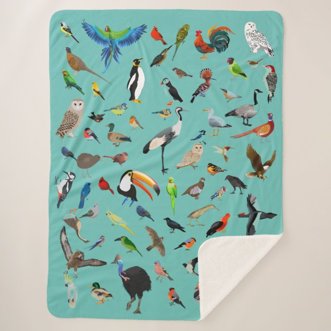 Sherpa Couverture oiseaux (Devant)