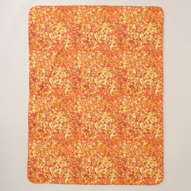 Sherpa Couverture Orange Spark Large (Devant)