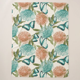 Sherpa Couverture papillon