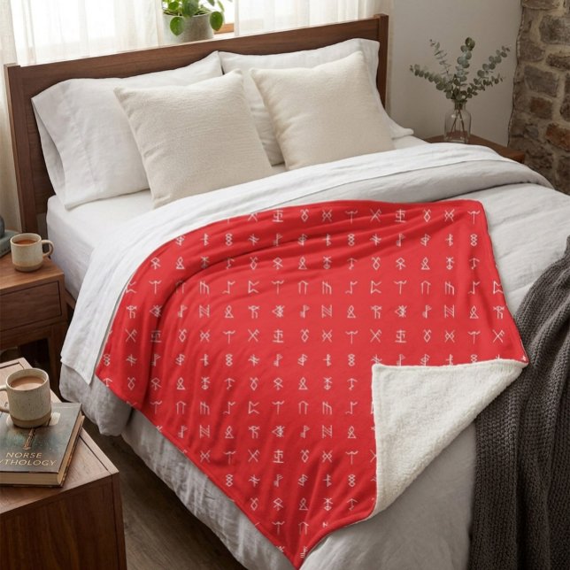 Sherpa Couverture personnalisée avec monogramme et symbol (Créateur téléchargé)