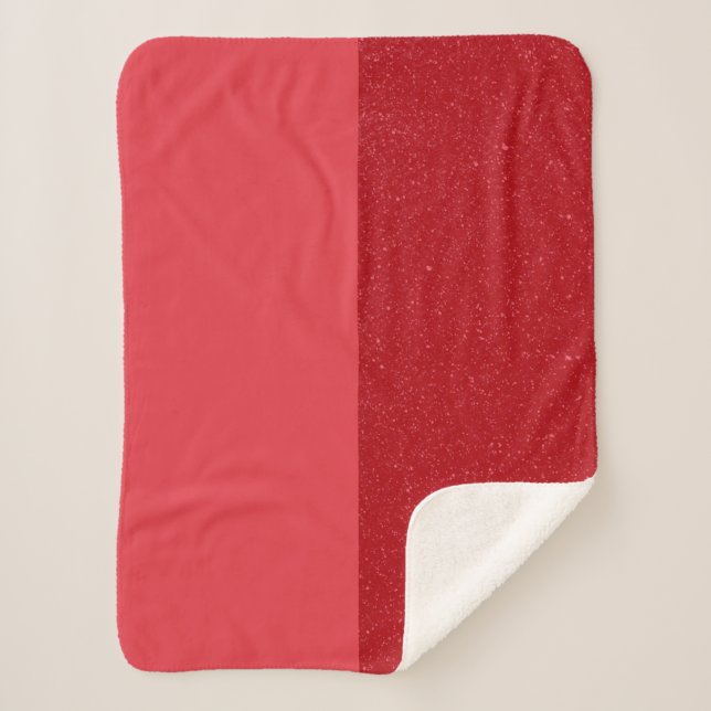 Sherpa Couverture personnalisée double tomate rouge Sherp (Devant)