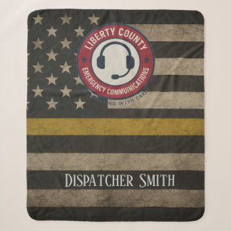 Sherpa Couverture personnalisée pour dispatcher Thin Gold