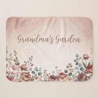 Sherpa Couverture Rose Pâle pour Grand-Mère