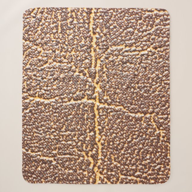 Sherpa Cuir naturel couverture texture abstraite, âgée, (Devant)