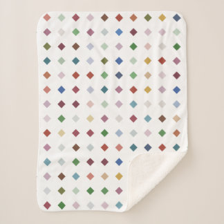 Sherpa Design élégant de couverture en mosaïque géométriq