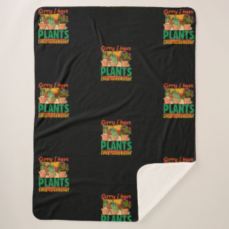 Sherpa Désolé d'avoir des Plantes ce week-end couverture 