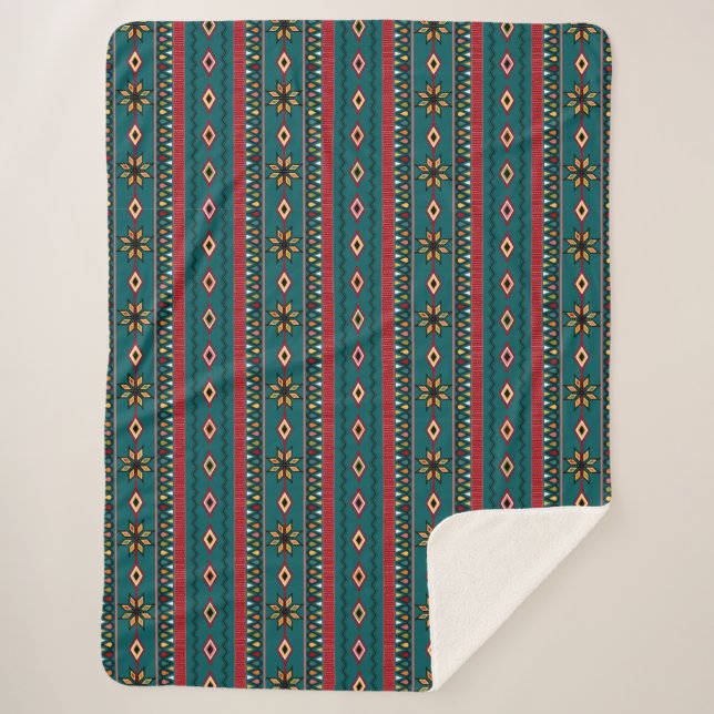 Sherpa Grande couverture d'impression africaine (Devant)