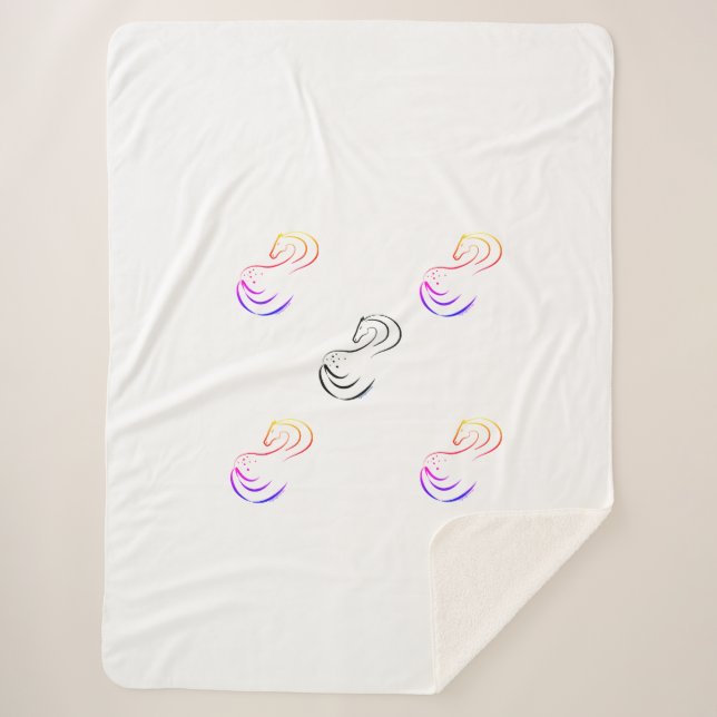 Sherpa Grosse couverture en toison (Devant)