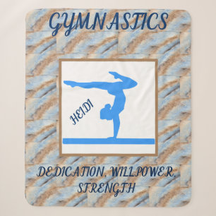 Sherpa Gymnaste de gymnastique sur la couverture de sherp