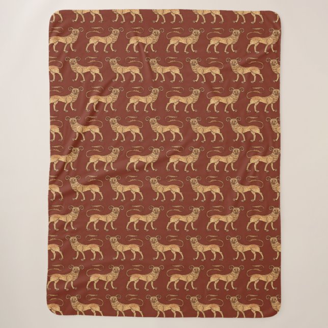 Sherpa Manticore sur brique foncée Rouge couverture Sherp (Devant)