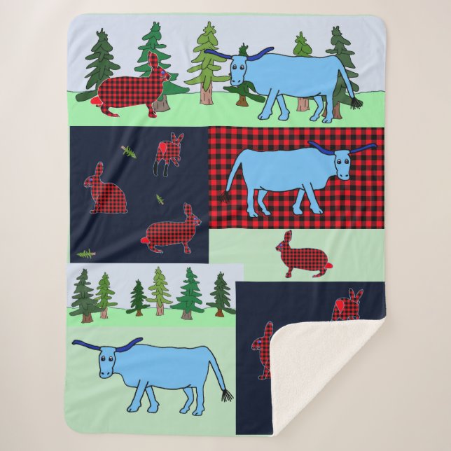 Sherpa Northwoods Lumberjackrabbit et Babe couverture (Devant)