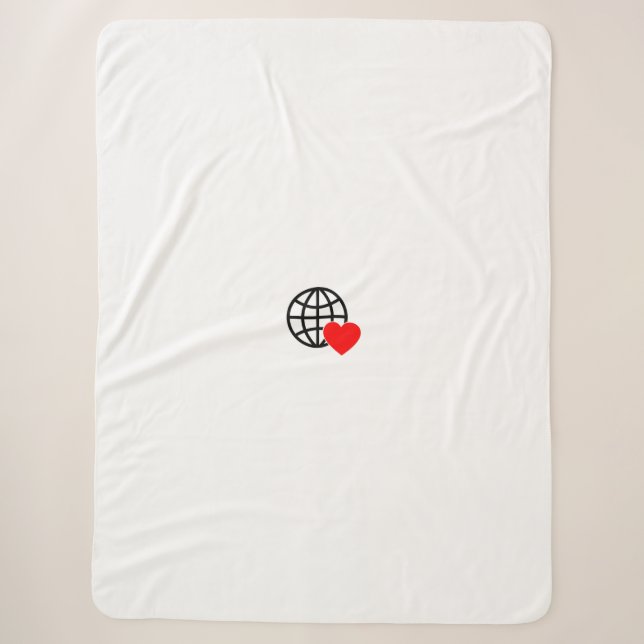 Sherpa Nouvelle personnalisation Logo Texte Couverture po (Devant)