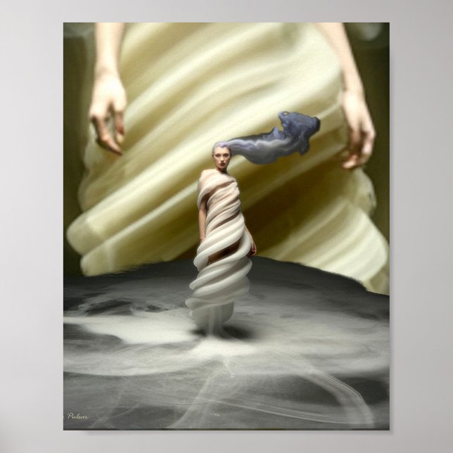 She's Made of Cream Poster Print Wall Art (Devant)