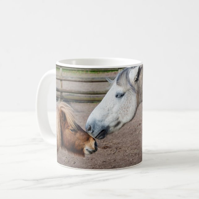 Shetland Pony and Highland Pony Mug (Devant gauche)