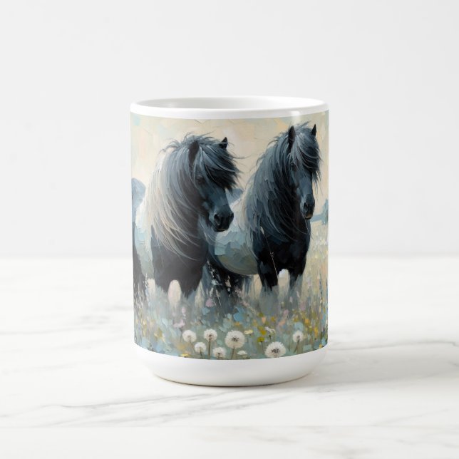 Shetland Pony (Coffee Mug No2) Ensemble de six She (Centre)