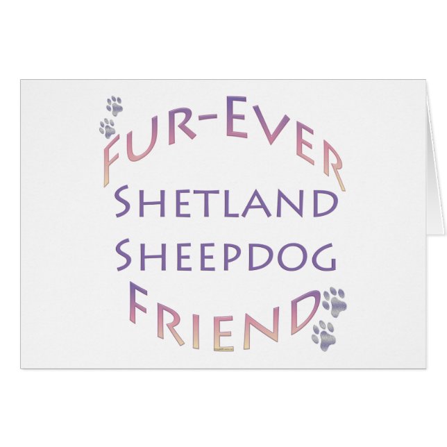 Shetland Sheepdog Furever Friend (Devant horizontal)