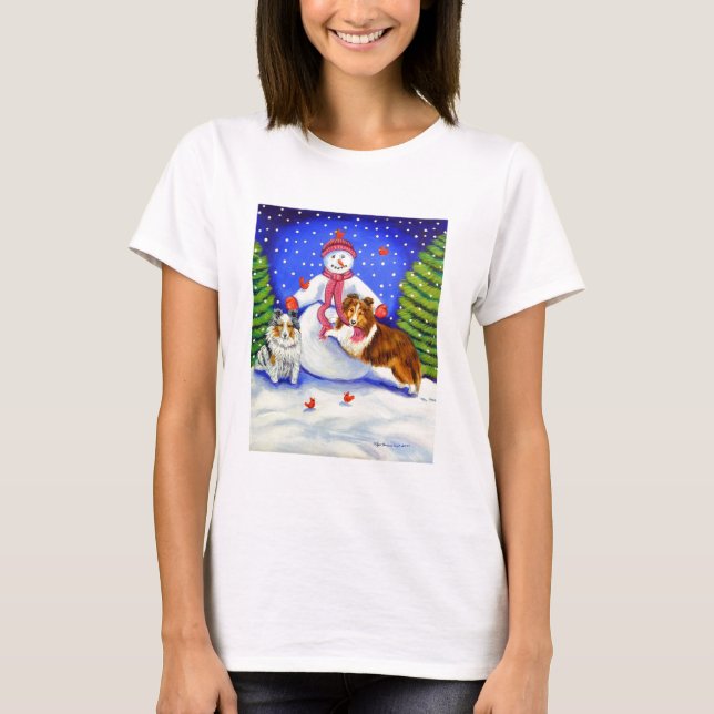 Shetland Sheepdog T-shirt (Devant)