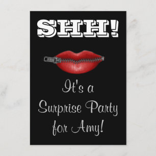 SHH ! ZIP votre invitation de réception surprise d