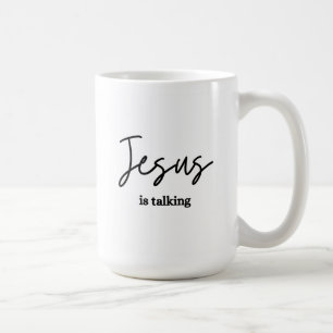 Shhh...Jésus parle la Mug de l'étude de la Bible