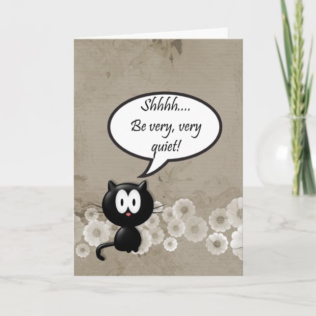 Shhh, Sois très, très calme ! Invitation du parti (Devant)