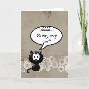 Shhh, Sois très, très calme !  Invitation du parti