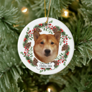 shiba inu chien Personnalisé Animal Ornement