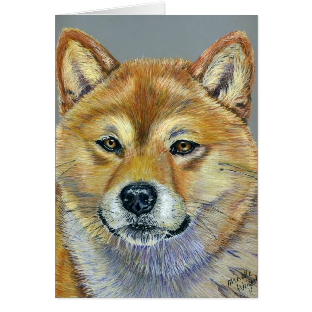 Shiba Inu Dog Art - Suki (Devant)