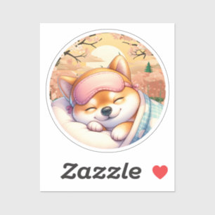 Shiba Inu Dormir, Shiba Inu Sticker