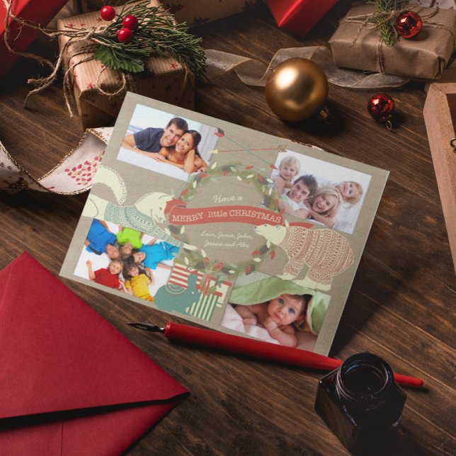 Shiba Inu, FOX, Ours polaire et lapin photo COLLAG (Créateur téléchargé)