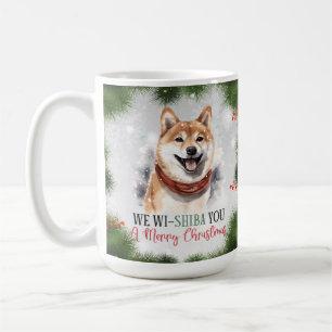 Shiba Inu Funny Chien Pun de Noël Café Mug