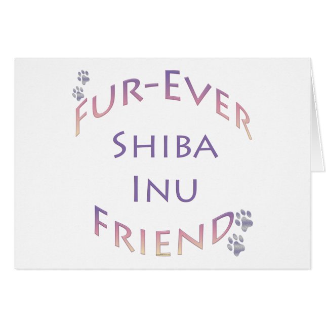 Shiba Inu Furever Friend (Devant horizontal)