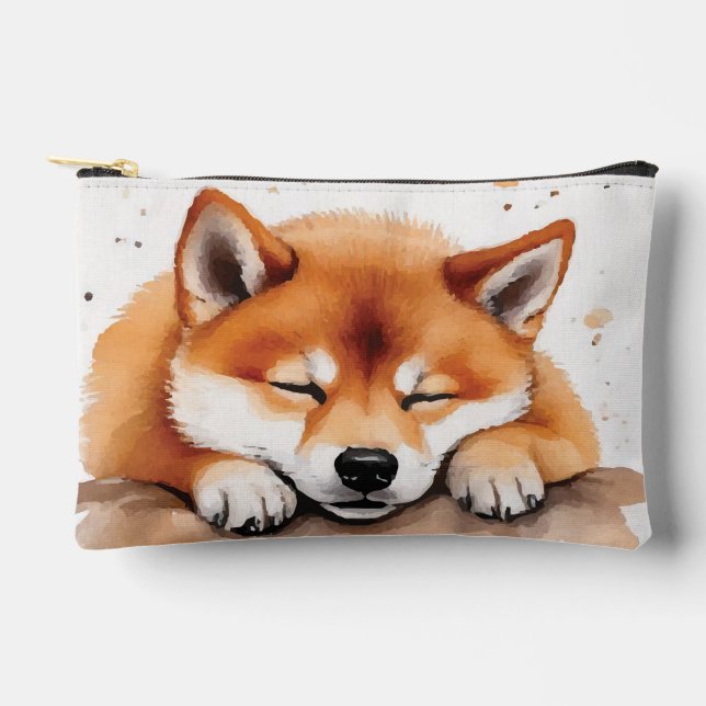 shiba obtenant somnolent sac d'accessoire (Recto)