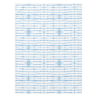 Shibori Tie Dye Ligne bleue Motif Nappe