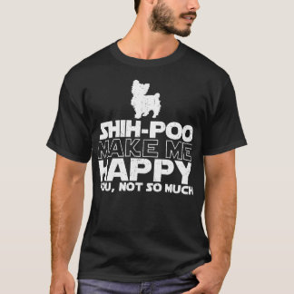 Shih-Poo me font le T-shirt heureux