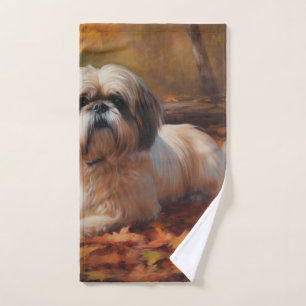 Shih Tzu à l'automne Feuilles automne Inspire