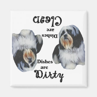 Shih Tzu Amateurs de lave-vaisselle Magnet