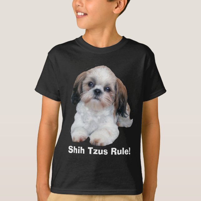 Shih Tzu badine le T-shirt (Devant)