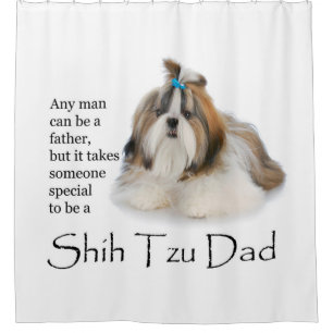 Shih Tzu Papa Douche Rideau