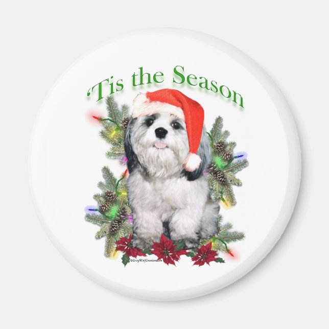 Shih Tzu 'Tis the Season - Magnet (Devant)