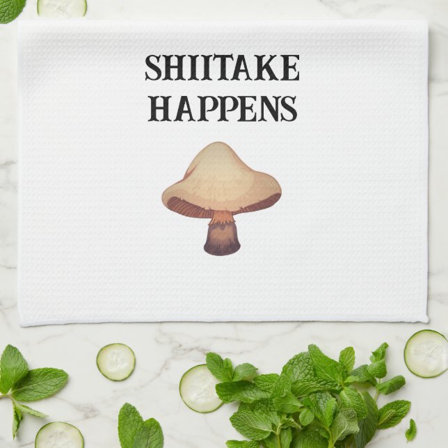 Shiitake Arrive Serviette De Cuisine (Plié)