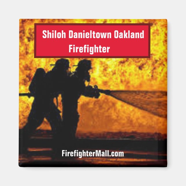 Shiloh Danieltown Oakland Firefighter Magnet (Devant)